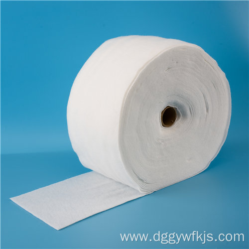 Shaped cotton polyester needle punched non-woven fabric